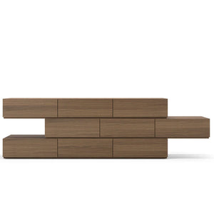 People 9 Drwrs Dresser W/Spacer Stackable 71 Inches