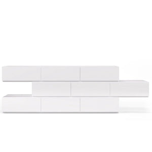 People 9 Drwrs Dresser W/Spacer Stackable 71 Inches