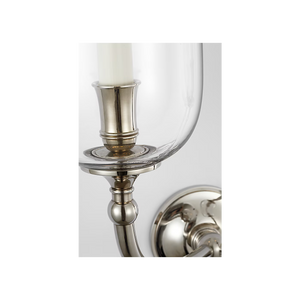 Embers 20" Double Hurricane Sconce