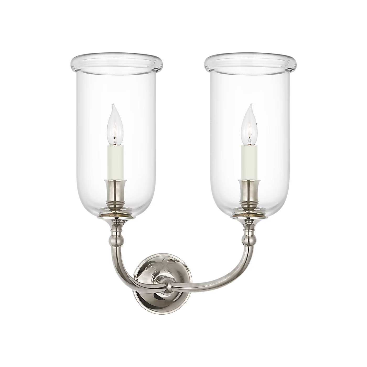 Embers 20" Double Hurricane Sconce