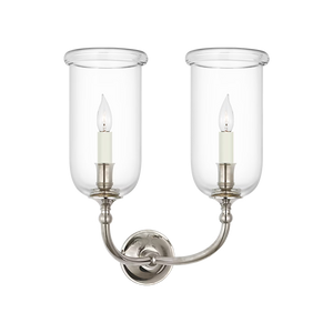 Embers 20" Double Hurricane Sconce