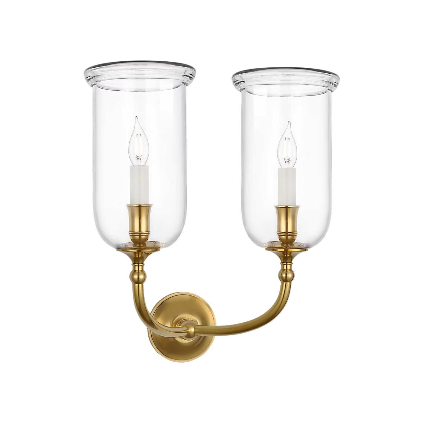Embers 20" Double Hurricane Sconce