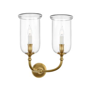 Embers 20" Double Hurricane Sconce
