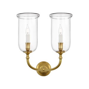 Embers 20" Double Hurricane Sconce