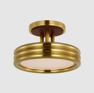 Hudson St. 8" Semi-Flush Mount
