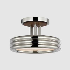Hudson St. 8" Semi-Flush Mount
