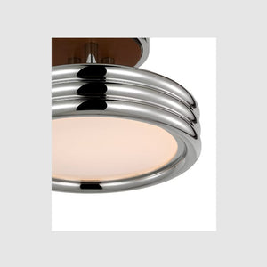 Hudson St. 8" Semi-Flush Mount