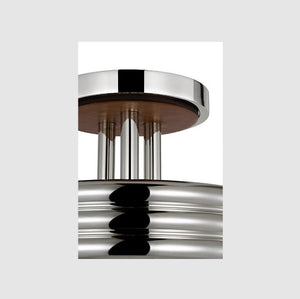 Hudson St. 8" Semi-Flush Mount