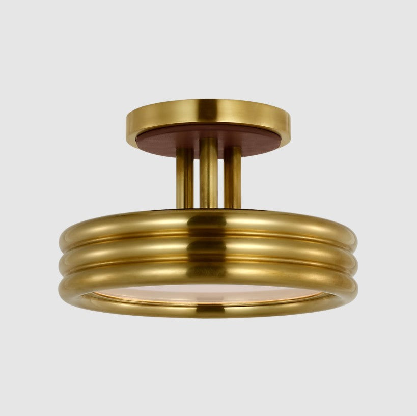 Hudson St. 8" Semi-Flush Mount