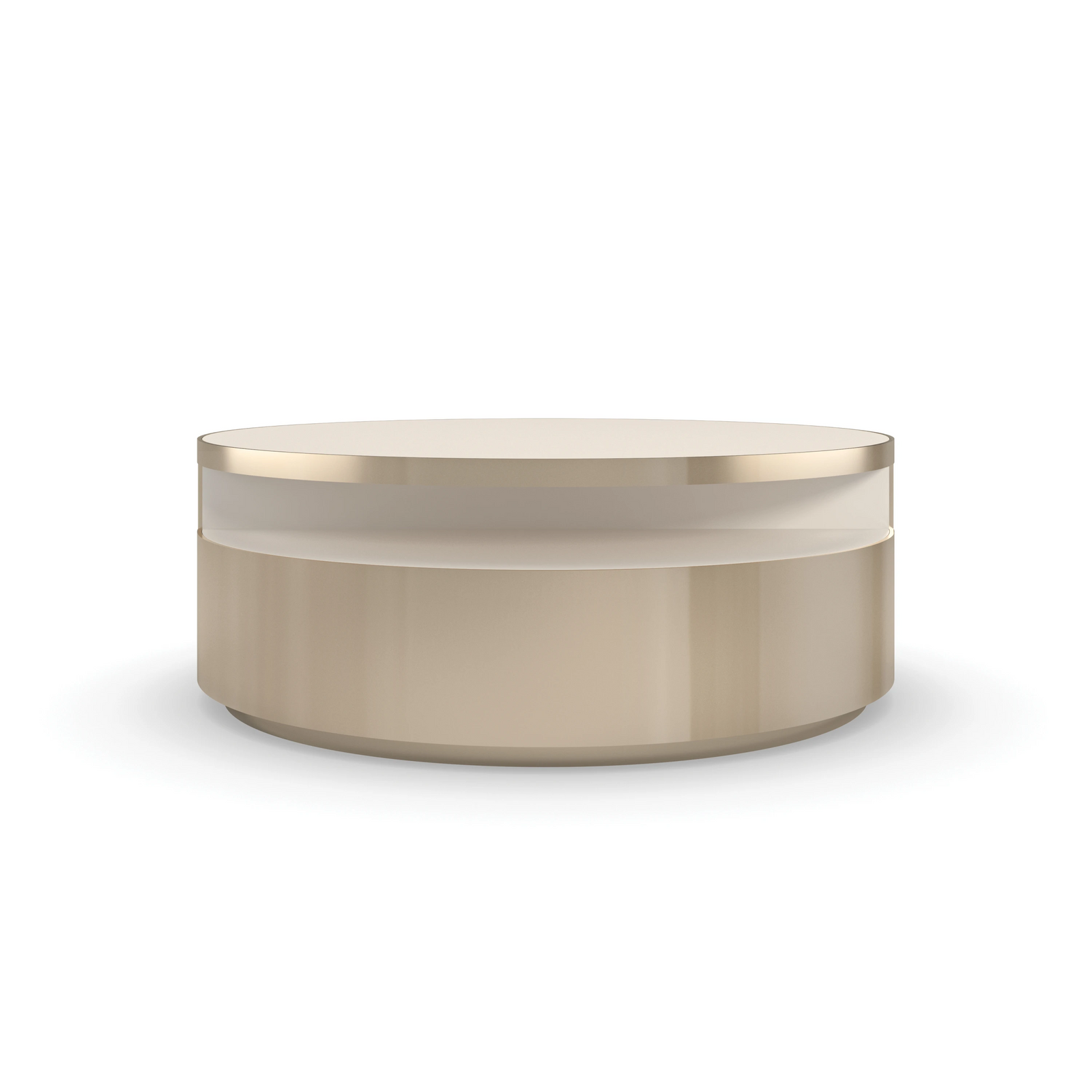 Caracole Turn Style Cocktail Table – front view