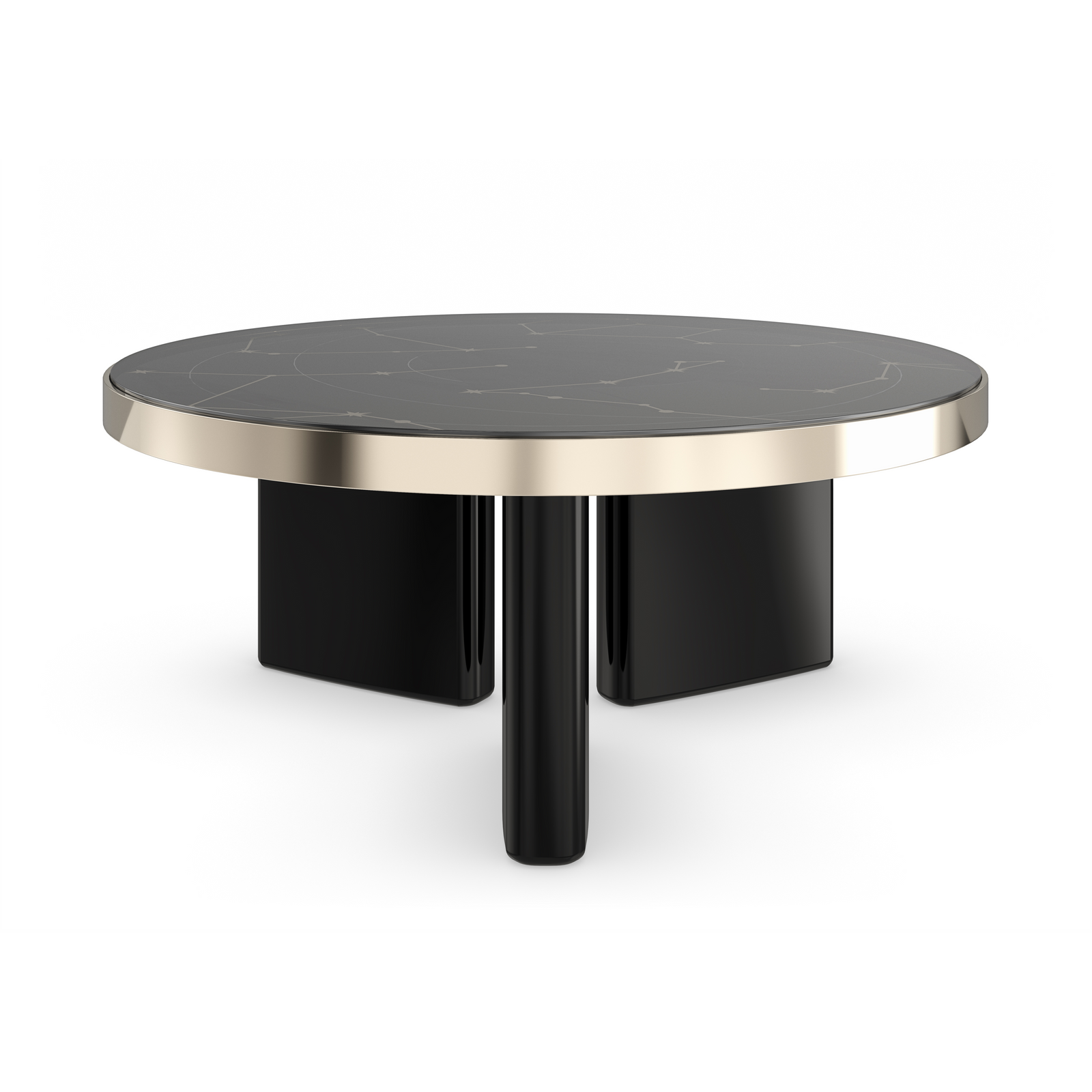 Caracole Umbra Large Cocktail Table – front view