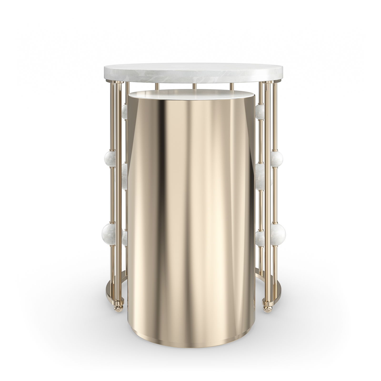 Caracole Orbit Nesting Accent Table – front view