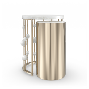 Caracole Orbit Nesting Accent Table – side view