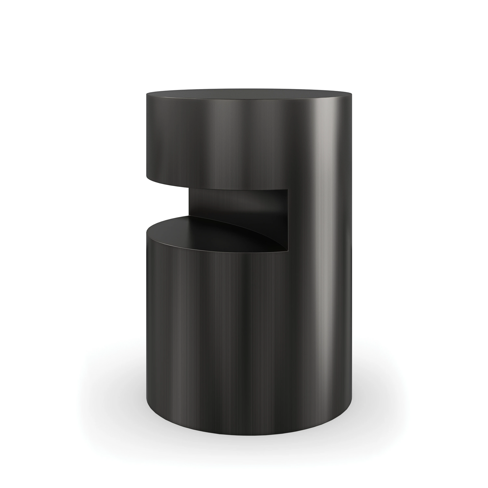 Caracole Round About End Table – angle view