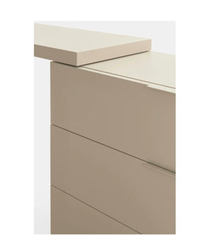 Spazio/Domino Sm Desk+Dresser 90 Inches