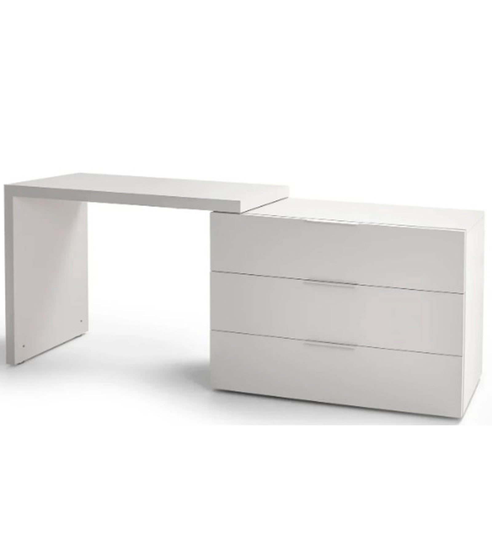 Spazio/Domino Sm Desk+Dresser 90 Inches