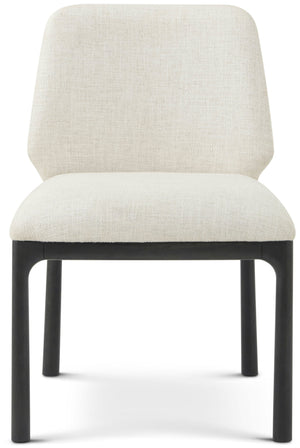 Theodore Alexander Kesden Dining Side Chair Silent Black, Halo Fabric – detail