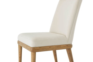 Theodore Alexander Essence Tall Back Dining Side Chair Blonde – room setting
