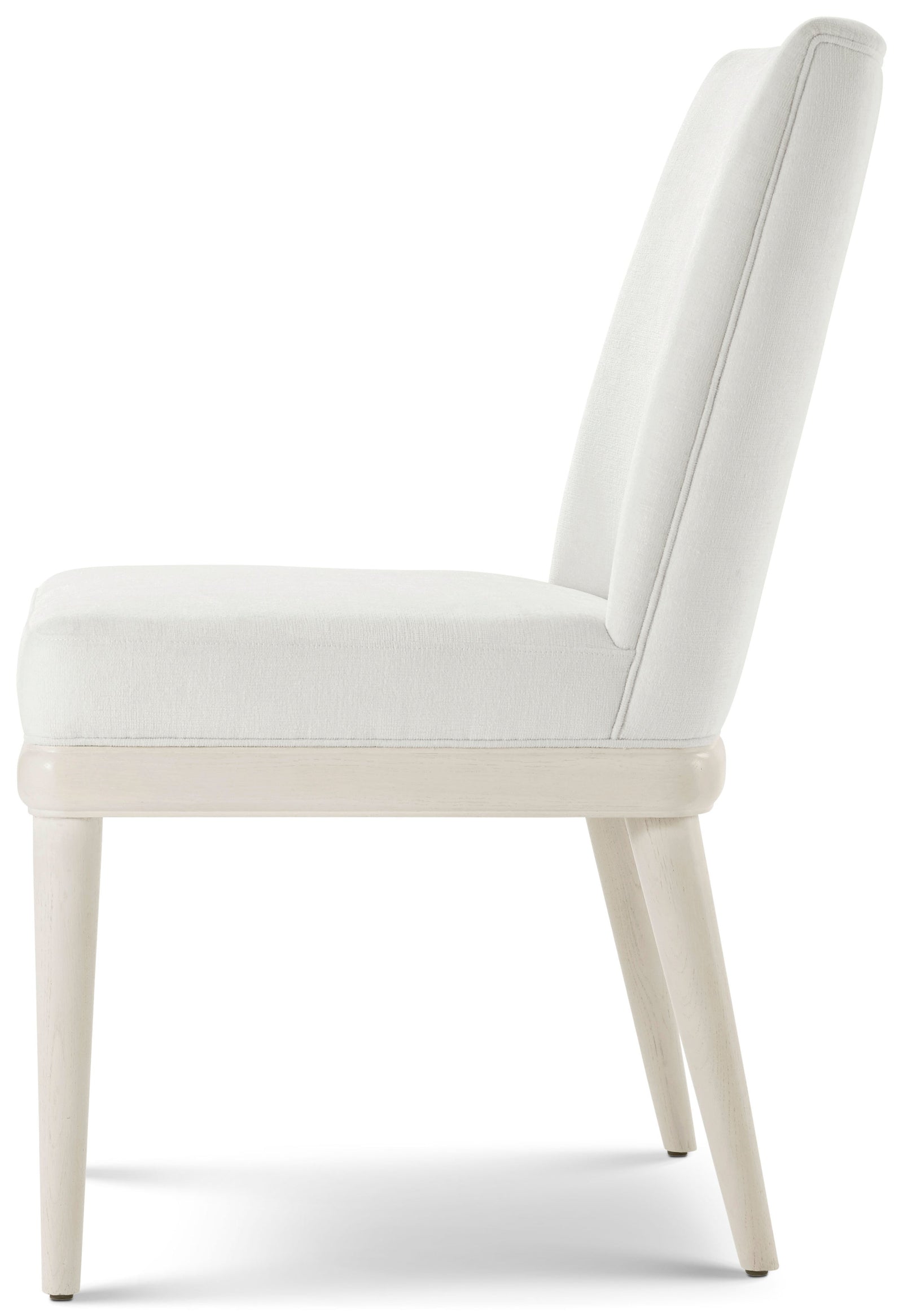 Theodore Alexander Essence Tall Back Dining Side Chair Opal – side view