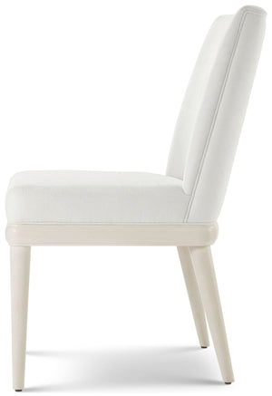 Theodore Alexander Essence Tall Back Dining Side Chair Opal – side view