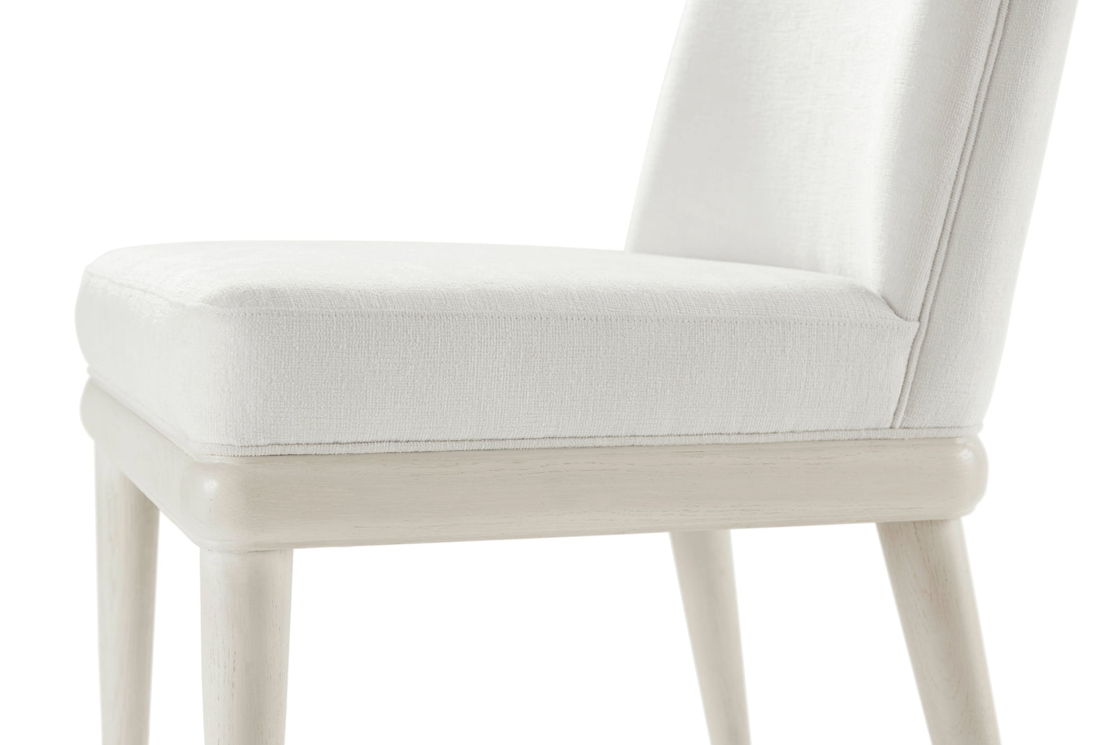 Theodore Alexander Essence Tall Back Dining Side Chair Opal – room setting