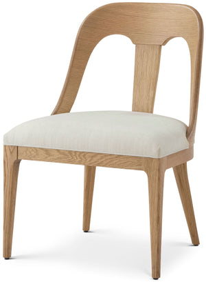 Theodore Alexander Essence Dining Side Chair Blonde – front view