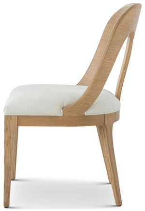 Theodore Alexander Essence Dining Side Chair Blonde – side view