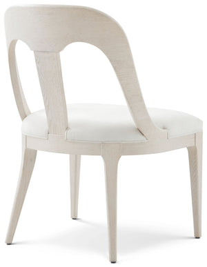 Theodore Alexander Essence Dining Side Chair Opal – angle view
