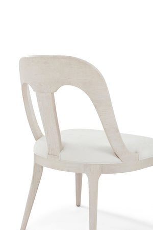 Theodore Alexander Essence Dining Side Chair Opal – back view