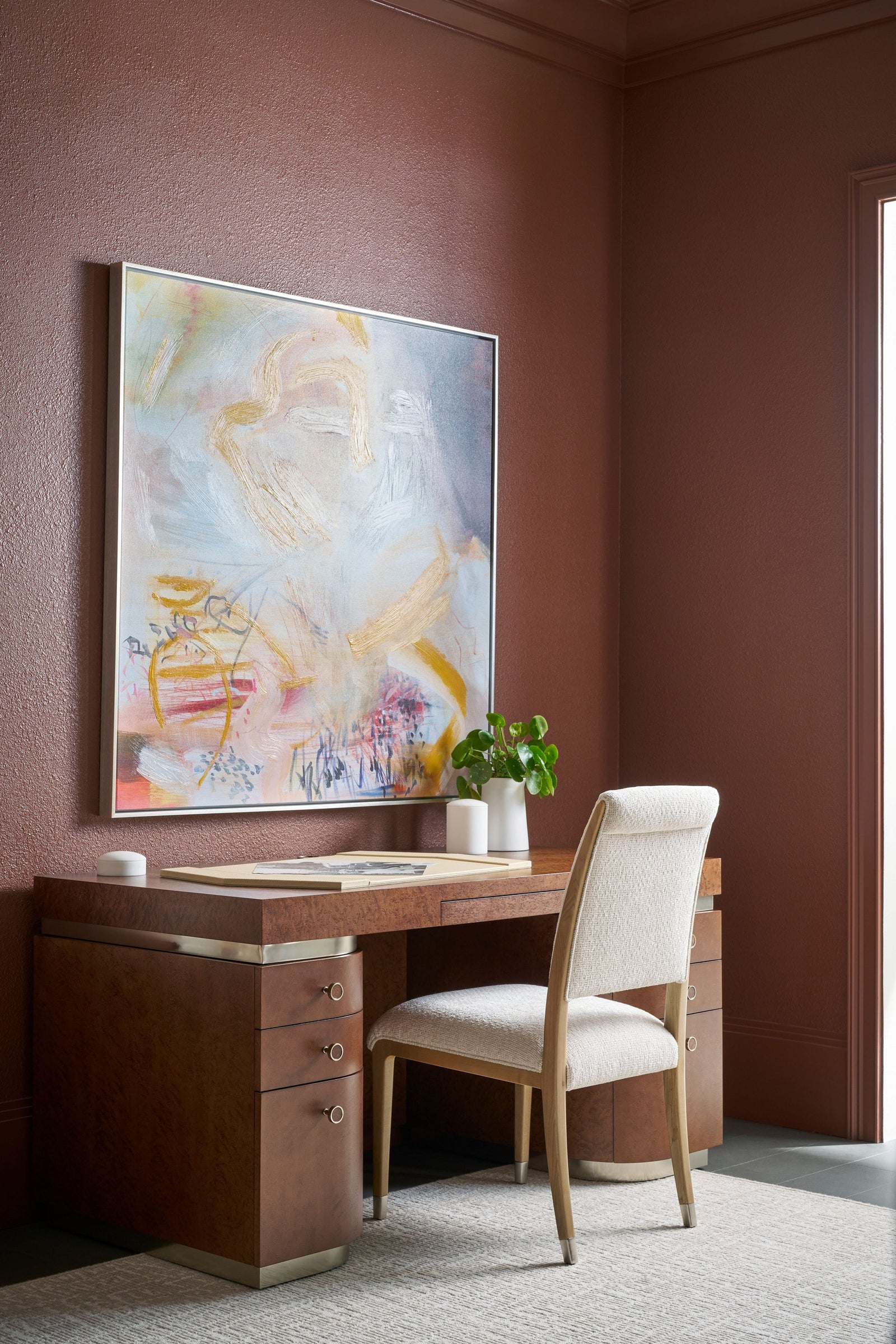 Theodore Alexander Origins Dining Side Chair – room setting