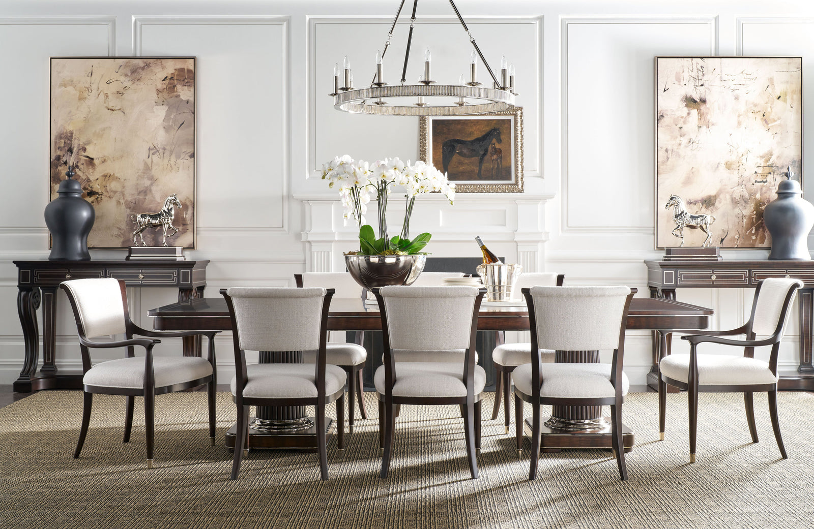 Theodore Alexander Spencer London Upholstered Side Chair II SPL-Fulham – room setting