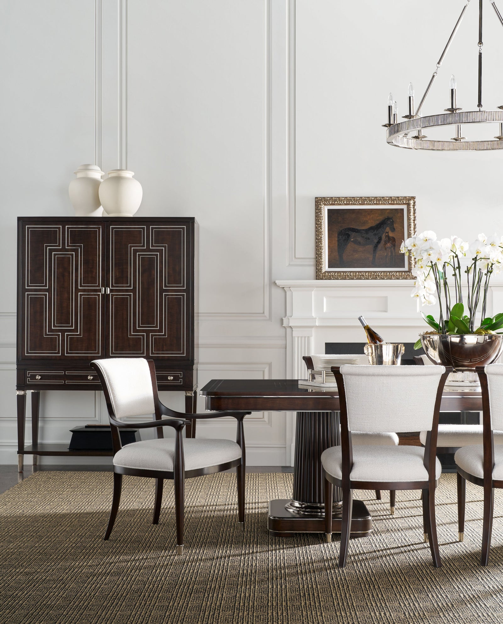 Theodore Alexander Spencer London Upholstered Side Chair II SPL-Fulham – room setting