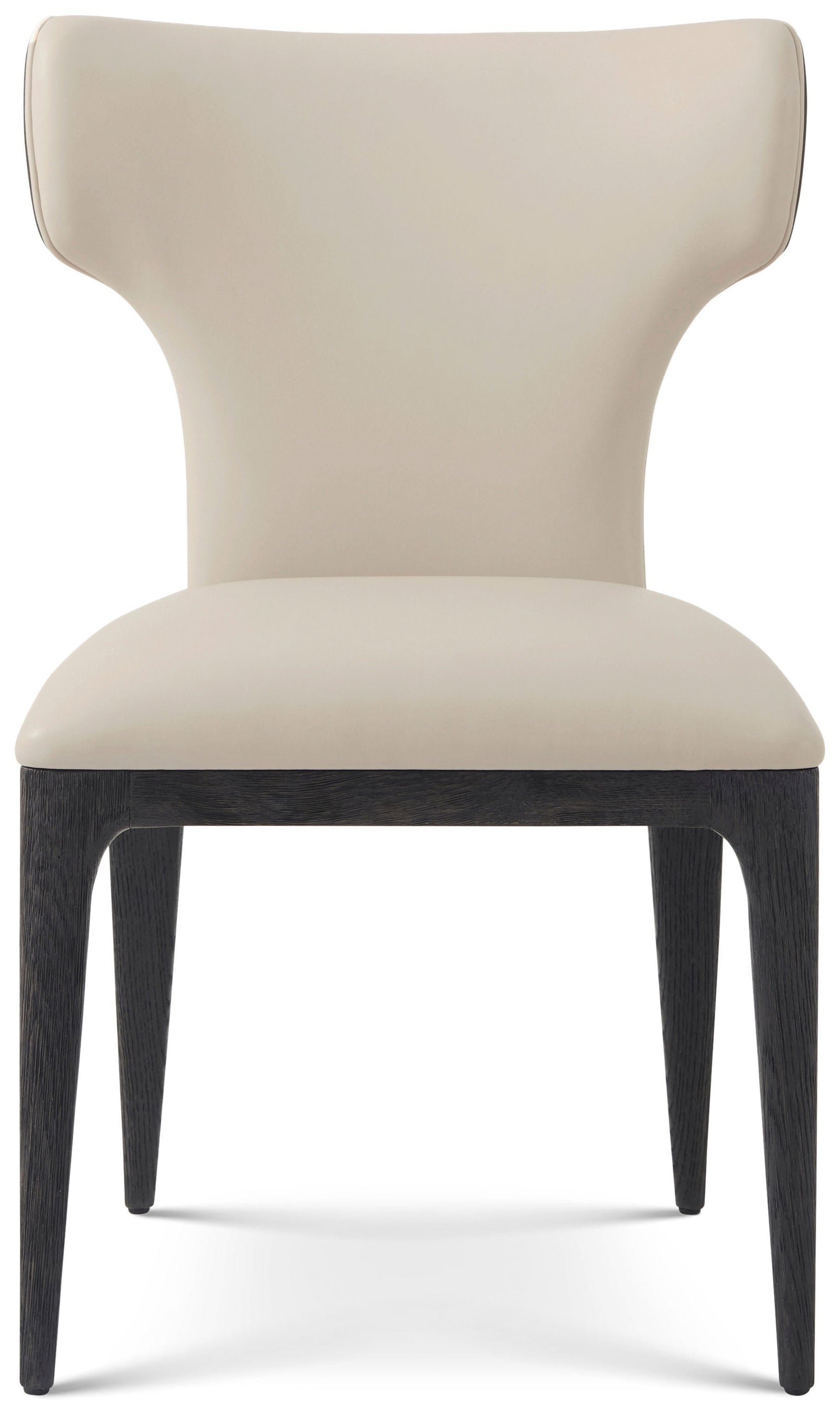 Theodore Alexander Repose Upholstered Dining Side Chair II Charcoal Oak – detail