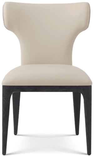 Theodore Alexander Repose Upholstered Dining Side Chair II Charcoal Oak – detail