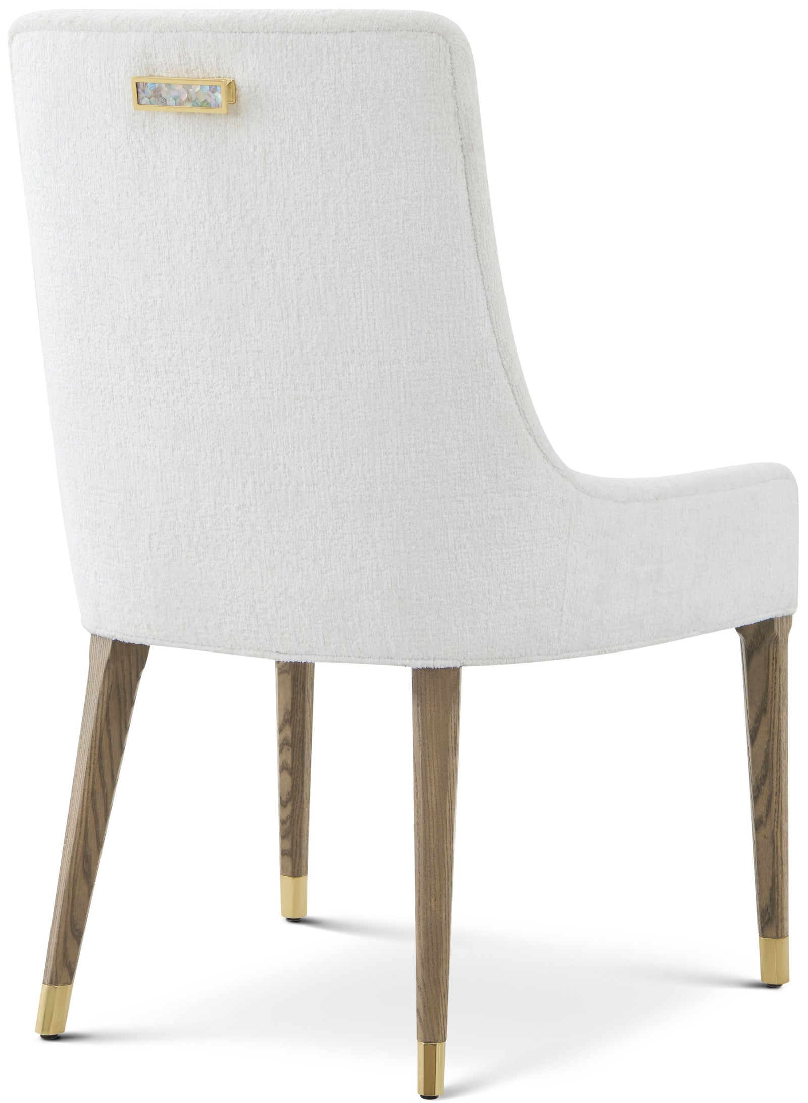 Theodore Alexander Judith Leiber Dining Side Chair II Mink – angle view