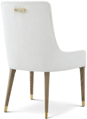 Theodore Alexander Judith Leiber Dining Side Chair II Mink – angle view