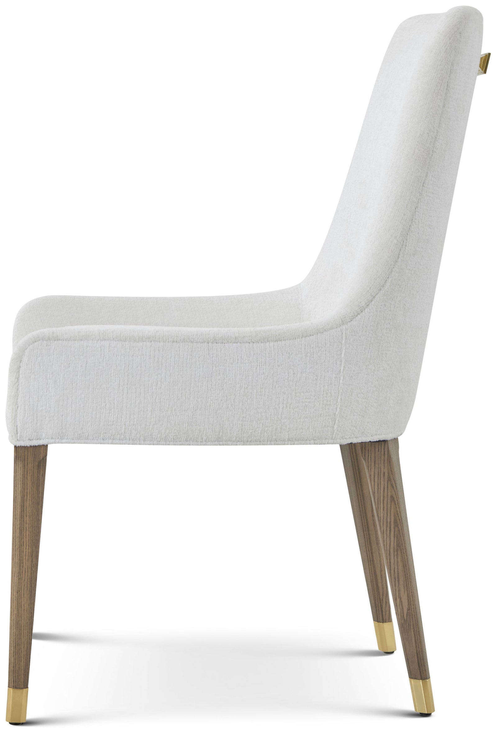 Theodore Alexander Judith Leiber Dining Side Chair II Mink – side view