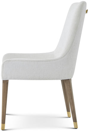 Theodore Alexander Judith Leiber Dining Side Chair II Mink – side view