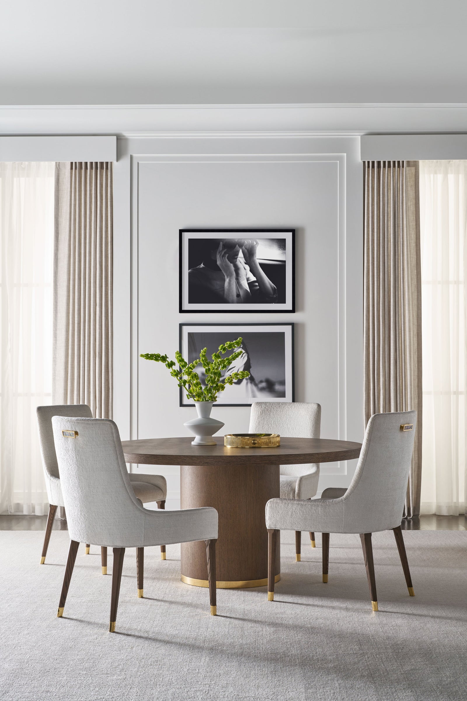 Theodore Alexander Judith Leiber Dining Side Chair II JL Martini – room setting