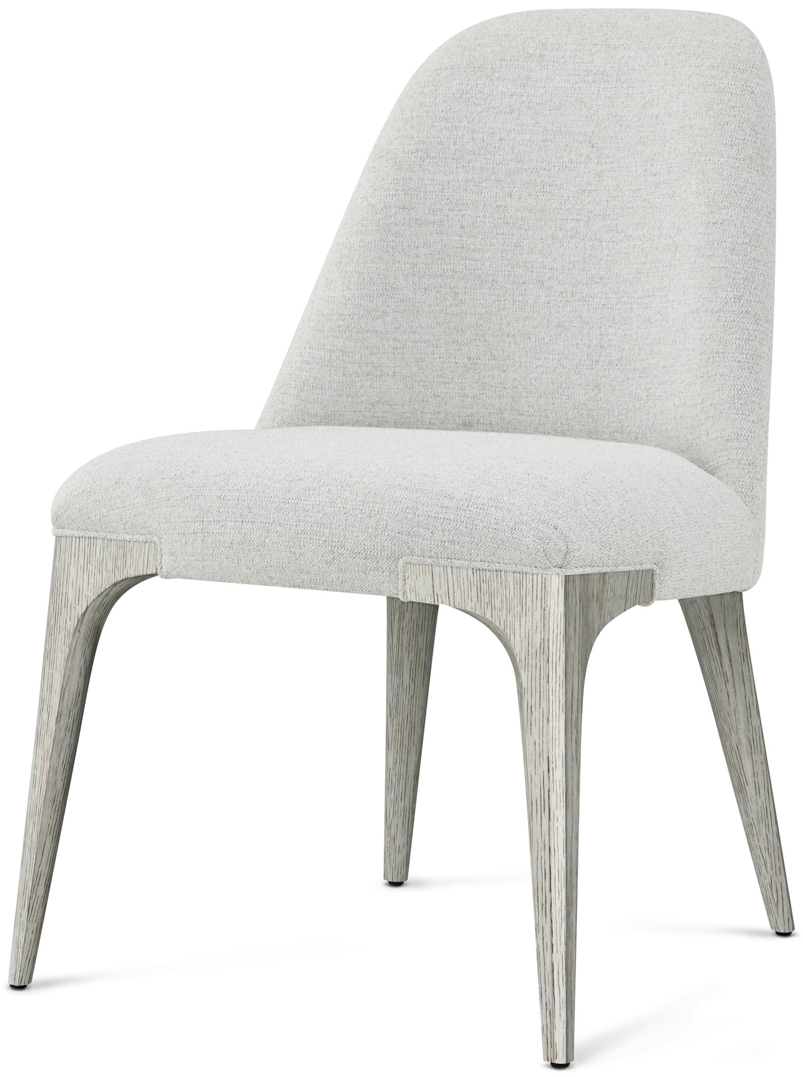 Theodore Alexander Spencer St. James Side Chair Argento – front view