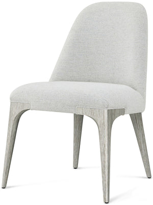 Theodore Alexander Spencer St. James Side Chair Argento – front view