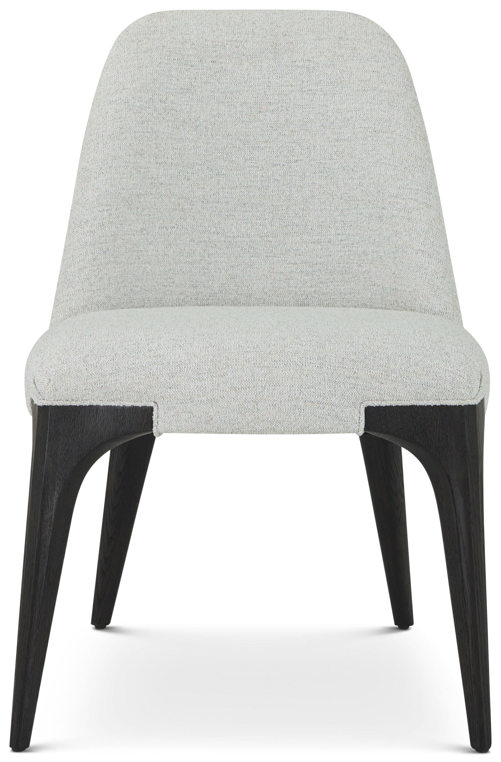Theodore Alexander Spencer St. James Side Chair Lusso Onyx – angle view