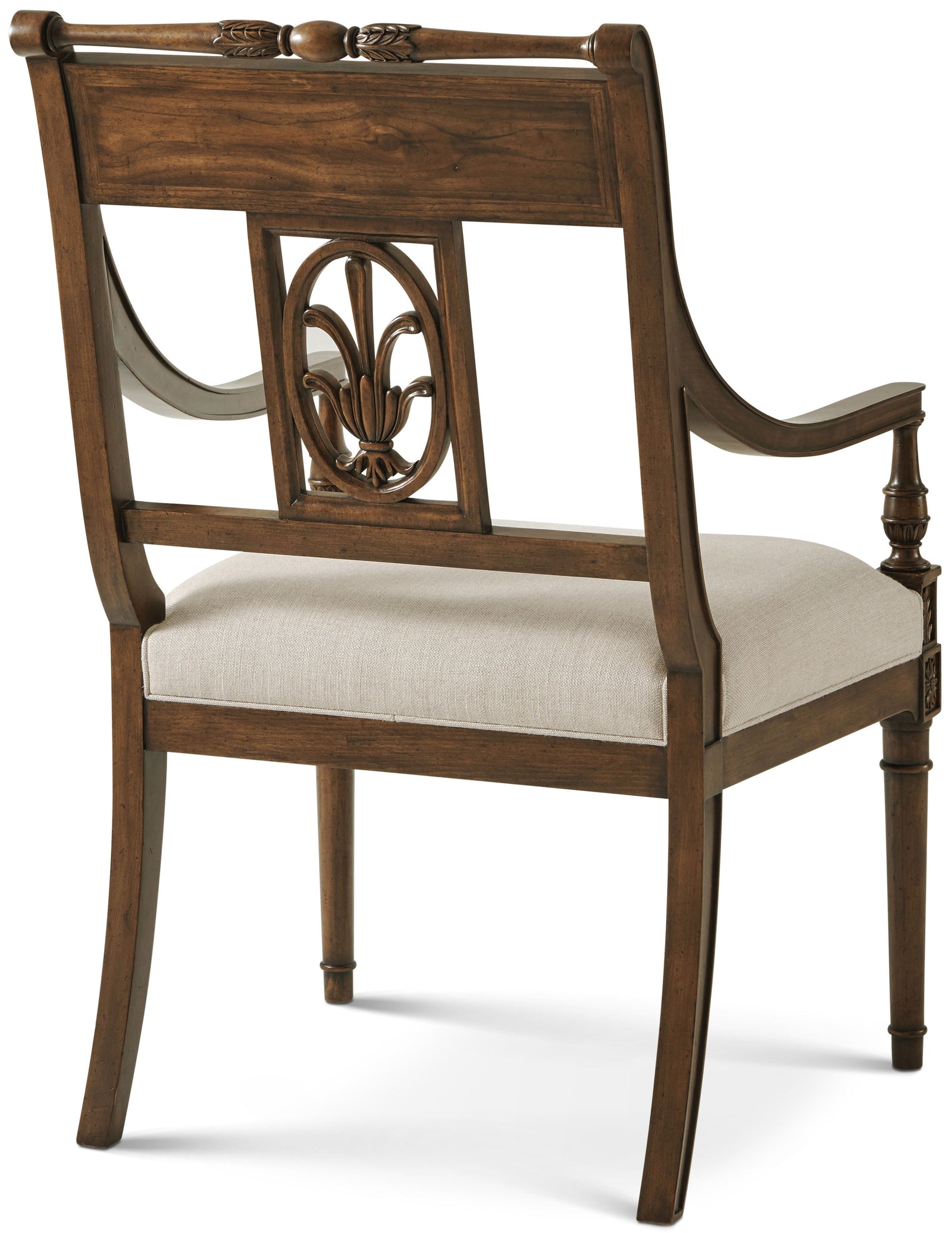 Theodore Alexander The Iven Dining Armchair – angle view