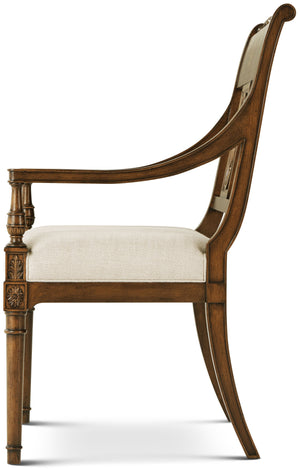 Theodore Alexander The Iven Dining Armchair – side view