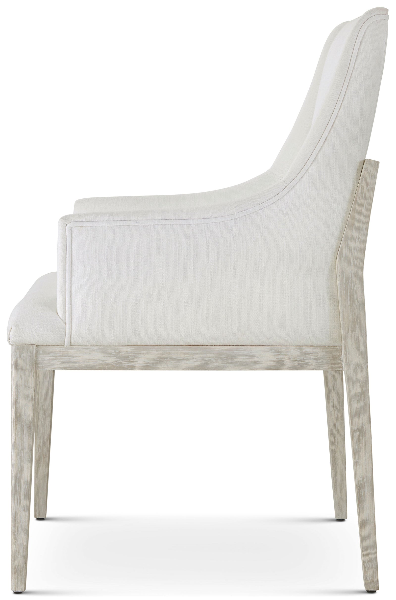 Theodore Alexander Breeze Upholstered Arm Chair – side view