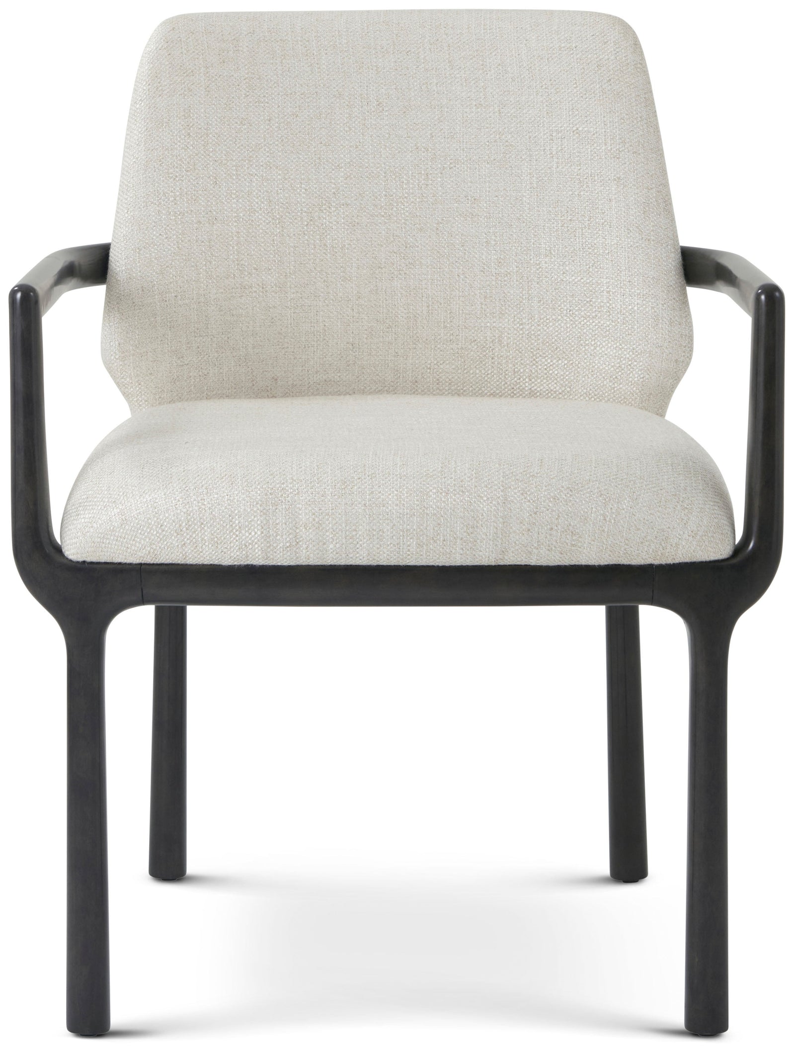 Theodore Alexander Kesden Dining Armchair Silent Black, Halo Fabric – detail