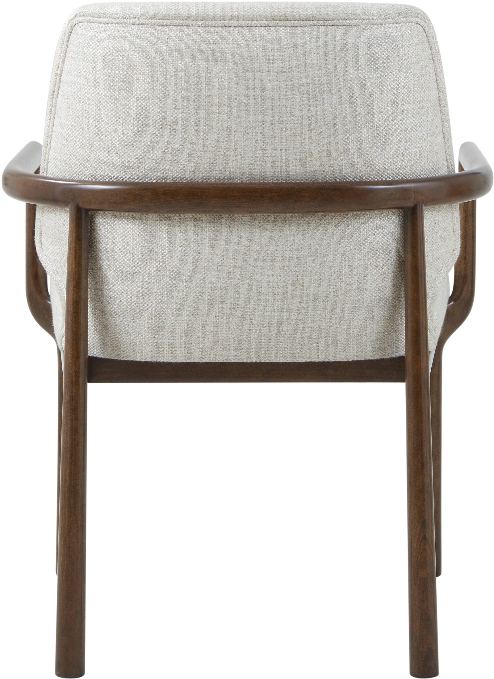 Theodore Alexander Kesden Dining Armchair Pyramid Brown, Halo Fabric – room setting