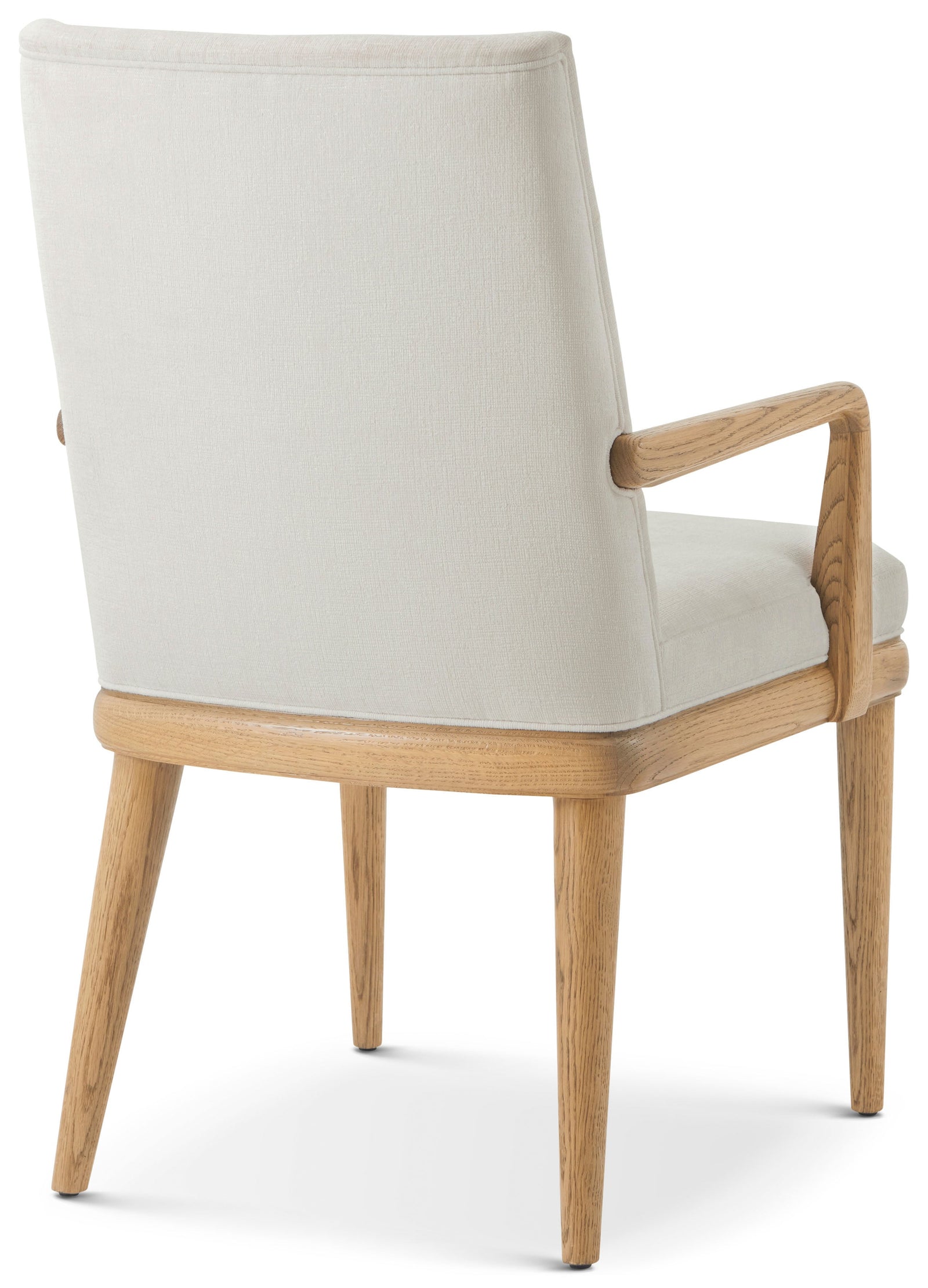 Theodore Alexander Essence Tall Back Dining Arm Chair – angle view