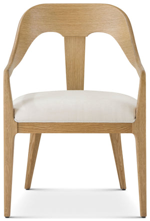 Theodore Alexander Essence Dining Arm Chair Blonde – detail