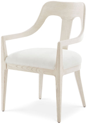 Theodore Alexander Essence Dining Arm Chair Opal – front view